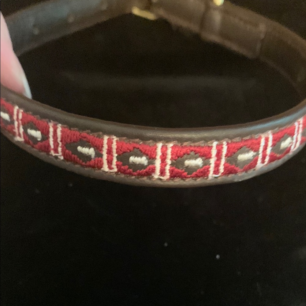 HALO Leather Dog Collar – 16” – 1¼” Wide – Gently Used 1X